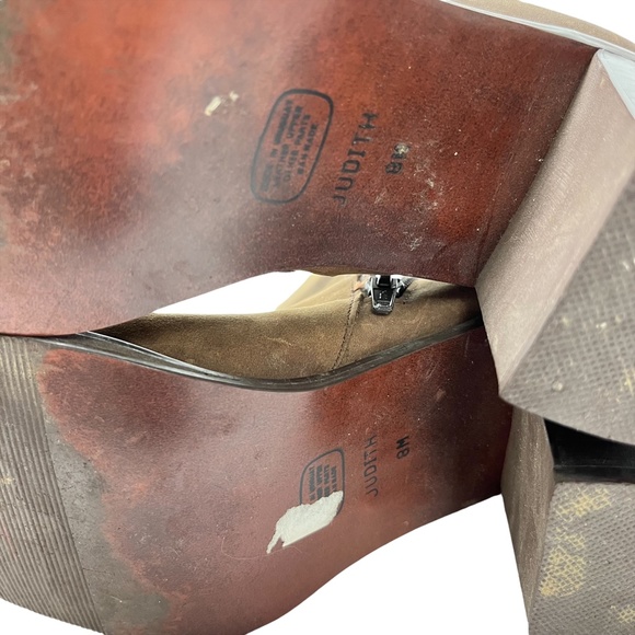 DIANE HARVEY HD2 Studio Brown Genuine Leather JUDITH Ankle Boots Booties sz 8 M - Picture 16 of 16